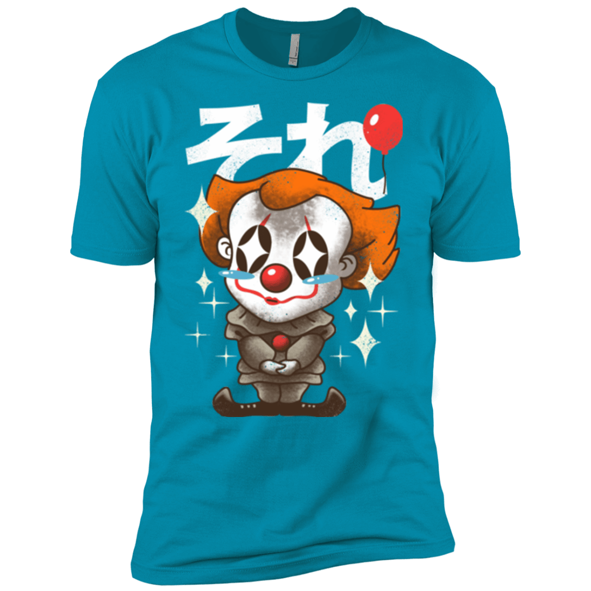 T-Shirts Turquoise / YXS Kawaii Clown Boys Premium T-Shirt