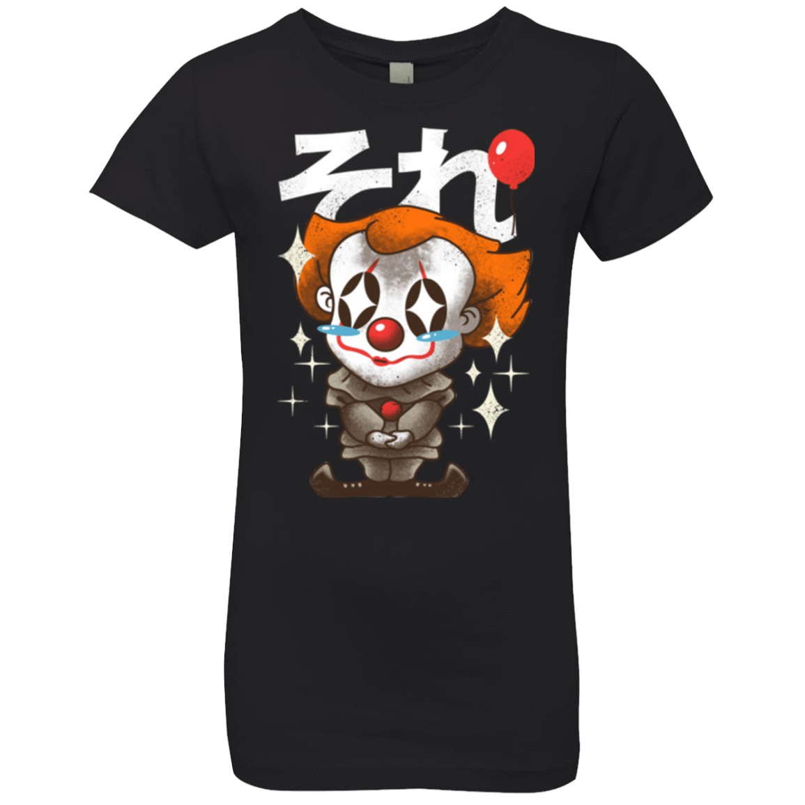 T-Shirts Black / YXS Kawaii Clown Girls Premium T-Shirt