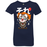 T-Shirts Midnight Navy / YXS Kawaii Clown Girls Premium T-Shirt