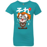 T-Shirts Tahiti Blue / YXS Kawaii Clown Girls Premium T-Shirt