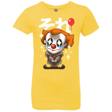 T-Shirts Vibrant Yellow / YXS Kawaii Clown Girls Premium T-Shirt