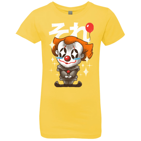 T-Shirts Vibrant Yellow / YXS Kawaii Clown Girls Premium T-Shirt