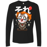 T-Shirts Black / Small Kawaii Clown Men's Premium Long Sleeve