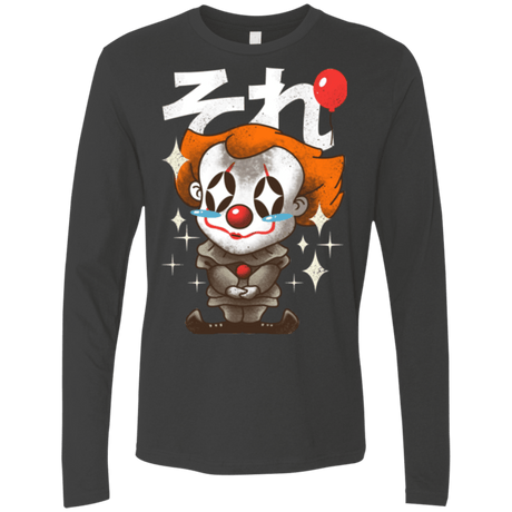 T-Shirts Heavy Metal / Small Kawaii Clown Men's Premium Long Sleeve