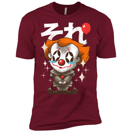 T-Shirts Cardinal / X-Small Kawaii Clown Men's Premium T-Shirt