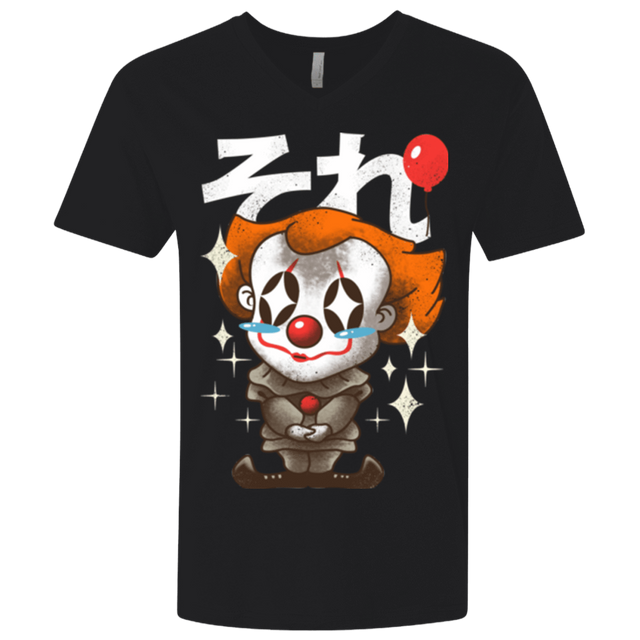 T-Shirts Black / X-Small Kawaii Clown Men's Premium V-Neck