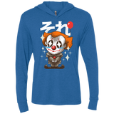 T-Shirts Vintage Royal / X-Small Kawaii Clown Triblend Long Sleeve Hoodie Tee