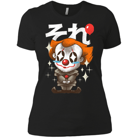 T-Shirts Black / X-Small Kawaii Clown Women's Premium T-Shirt
