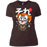 T-Shirts Dark Chocolate / X-Small Kawaii Clown Women's Premium T-Shirt