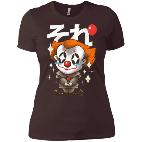 T-Shirts Dark Chocolate / X-Small Kawaii Clown Women's Premium T-Shirt