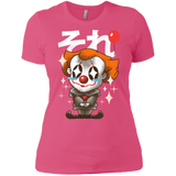 T-Shirts Hot Pink / X-Small Kawaii Clown Women's Premium T-Shirt