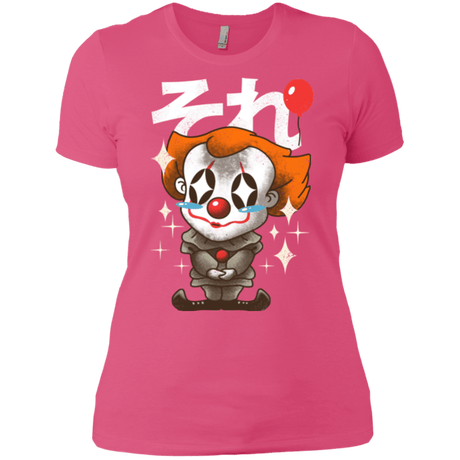 T-Shirts Hot Pink / X-Small Kawaii Clown Women's Premium T-Shirt