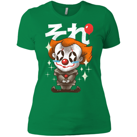 T-Shirts Kelly Green / X-Small Kawaii Clown Women's Premium T-Shirt
