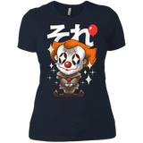 T-Shirts Midnight Navy / X-Small Kawaii Clown Women's Premium T-Shirt
