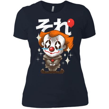 T-Shirts Midnight Navy / X-Small Kawaii Clown Women's Premium T-Shirt