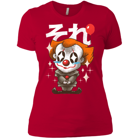 T-Shirts Red / X-Small Kawaii Clown Women's Premium T-Shirt