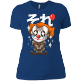 T-Shirts Royal / X-Small Kawaii Clown Women's Premium T-Shirt