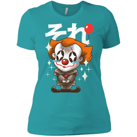 T-Shirts Tahiti Blue / X-Small Kawaii Clown Women's Premium T-Shirt