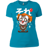 T-Shirts Turquoise / X-Small Kawaii Clown Women's Premium T-Shirt
