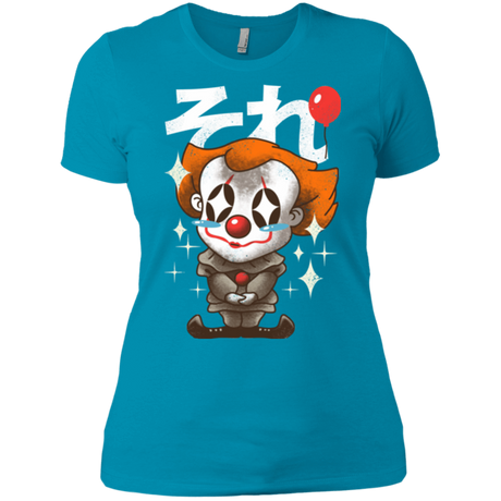 T-Shirts Turquoise / X-Small Kawaii Clown Women's Premium T-Shirt
