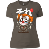 T-Shirts Warm Grey / X-Small Kawaii Clown Women's Premium T-Shirt