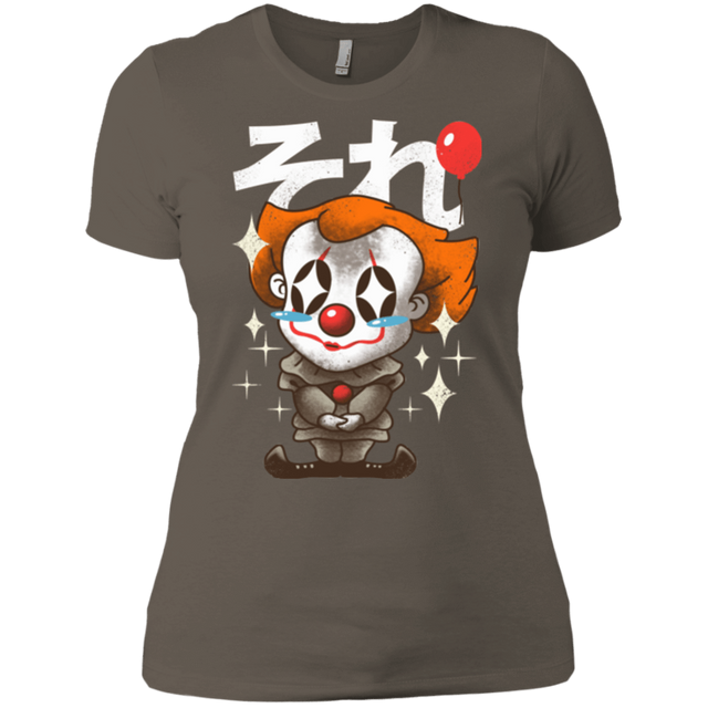 T-Shirts Warm Grey / X-Small Kawaii Clown Women's Premium T-Shirt
