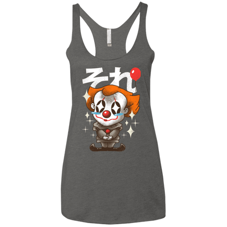 T-Shirts Premium Heather / X-Small Kawaii Clown Women's Triblend Racerback Tank