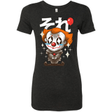 T-Shirts Vintage Black / Small Kawaii Clown Women's Triblend T-Shirt
