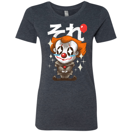 T-Shirts Vintage Navy / Small Kawaii Clown Women's Triblend T-Shirt