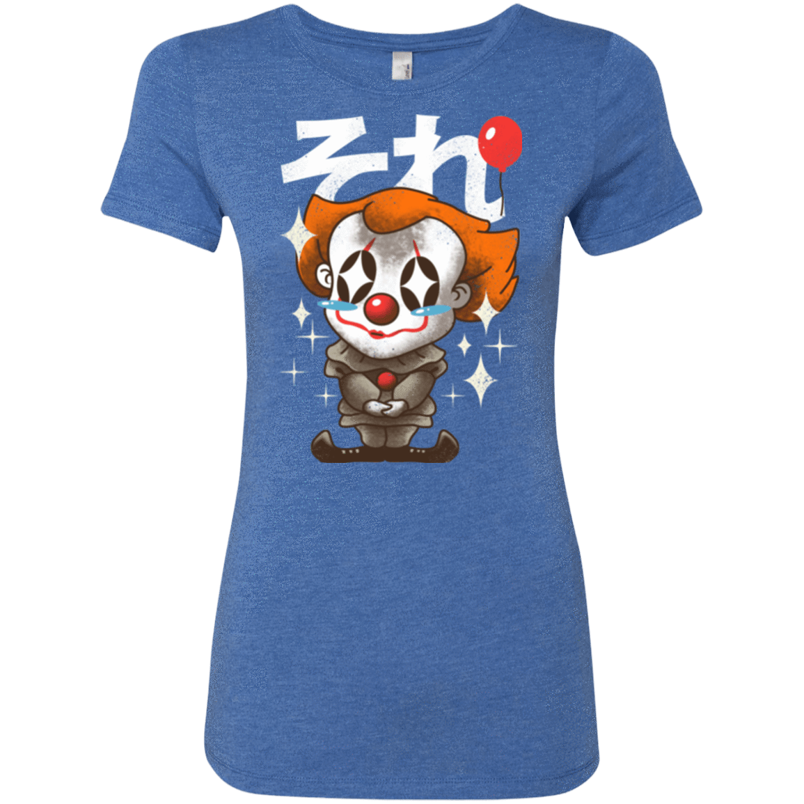 T-Shirts Vintage Royal / Small Kawaii Clown Women's Triblend T-Shirt