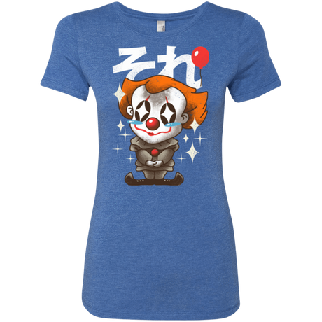 T-Shirts Vintage Royal / Small Kawaii Clown Women's Triblend T-Shirt