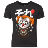T-Shirts Vintage Black / YXS Kawaii Clown Youth Triblend T-Shirt