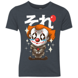 T-Shirts Vintage Navy / YXS Kawaii Clown Youth Triblend T-Shirt