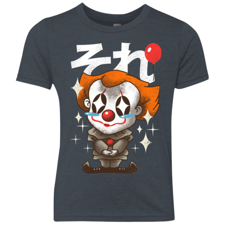 T-Shirts Vintage Navy / YXS Kawaii Clown Youth Triblend T-Shirt