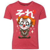 T-Shirts Vintage Red / YXS Kawaii Clown Youth Triblend T-Shirt