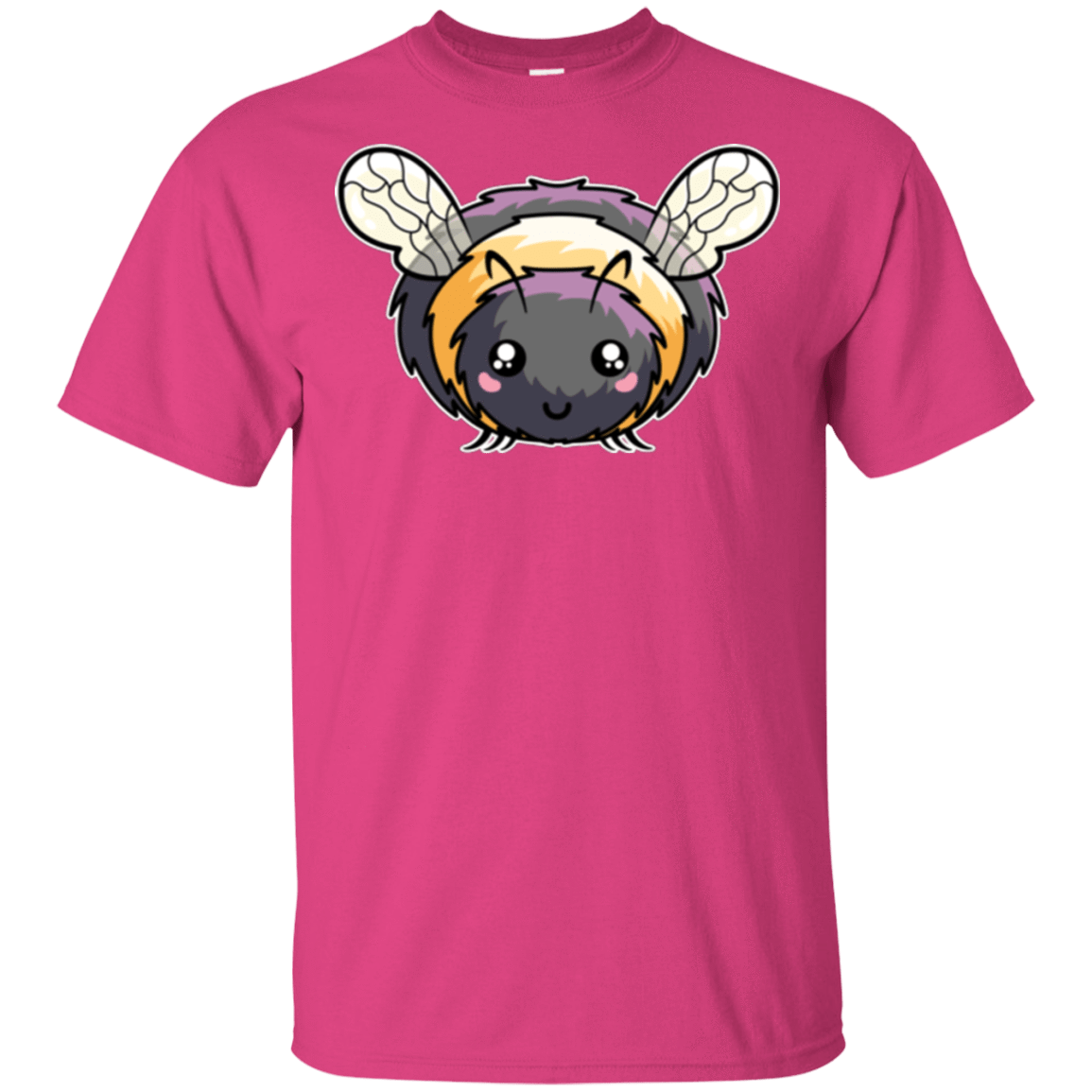 T-Shirts Heliconia / S Kawaii Cute Bee T-Shirt