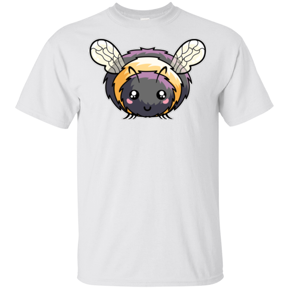 T-Shirts White / S Kawaii Cute Bee T-Shirt