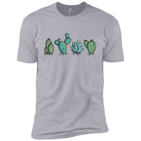 T-Shirts Heather Grey / YXS Kawaii Cute Cactus Plants Boys Premium T-Shirt