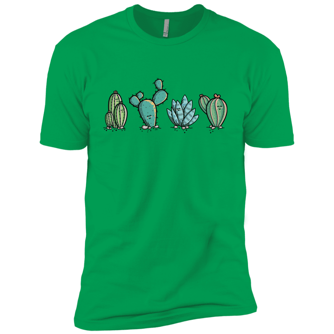T-Shirts Kelly Green / YXS Kawaii Cute Cactus Plants Boys Premium T-Shirt