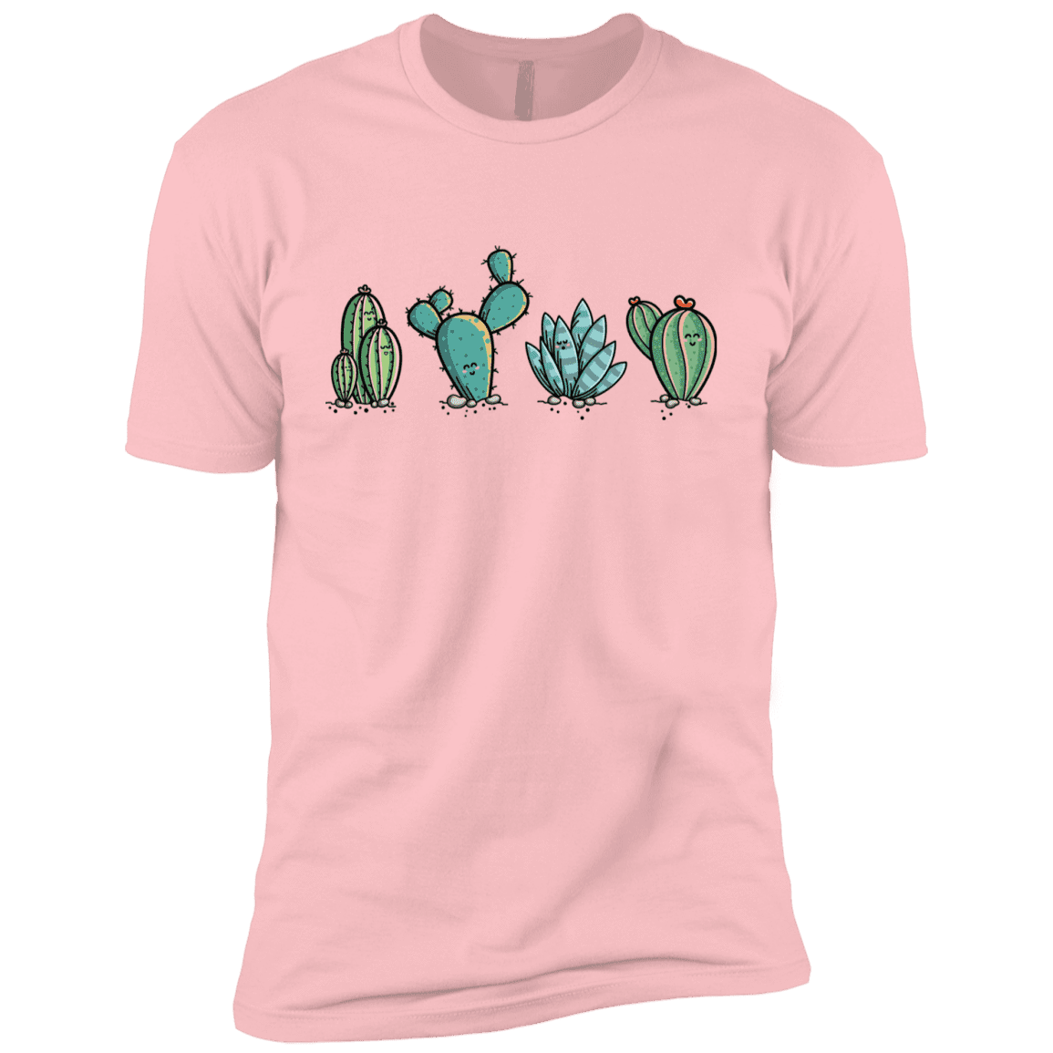 T-Shirts Light Pink / YXS Kawaii Cute Cactus Plants Boys Premium T-Shirt