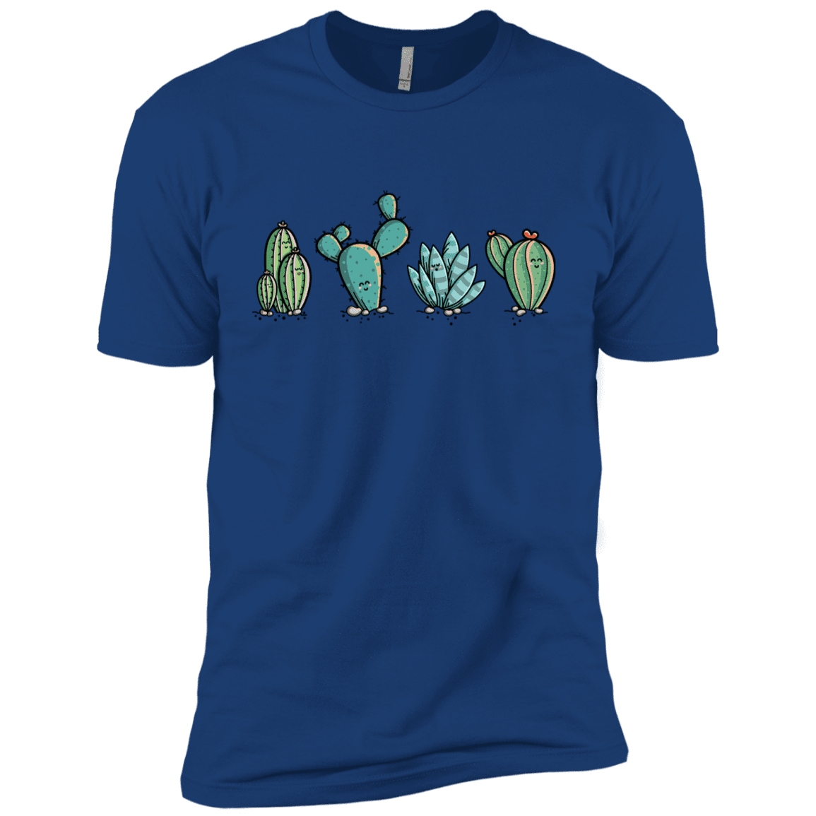 T-Shirts Royal / YXS Kawaii Cute Cactus Plants Boys Premium T-Shirt