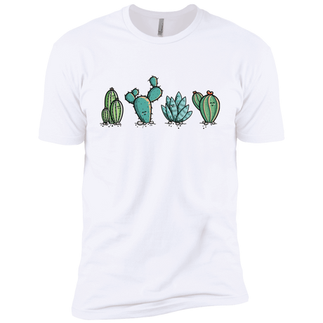 T-Shirts White / YXS Kawaii Cute Cactus Plants Boys Premium T-Shirt