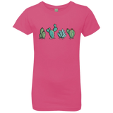 T-Shirts Hot Pink / YXS Kawaii Cute Cactus Plants Girls Premium T-Shirt