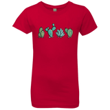 T-Shirts Red / YXS Kawaii Cute Cactus Plants Girls Premium T-Shirt