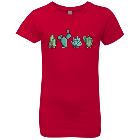 T-Shirts Red / YXS Kawaii Cute Cactus Plants Girls Premium T-Shirt