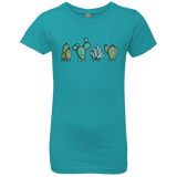 T-Shirts Tahiti Blue / YXS Kawaii Cute Cactus Plants Girls Premium T-Shirt