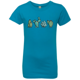 T-Shirts Turquoise / YXS Kawaii Cute Cactus Plants Girls Premium T-Shirt