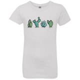 T-Shirts White / YXS Kawaii Cute Cactus Plants Girls Premium T-Shirt