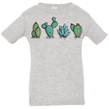 T-Shirts Heather Grey / 6 Months Kawaii Cute Cactus Plants Infant Premium T-Shirt