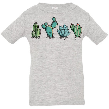 T-Shirts Heather Grey / 6 Months Kawaii Cute Cactus Plants Infant Premium T-Shirt